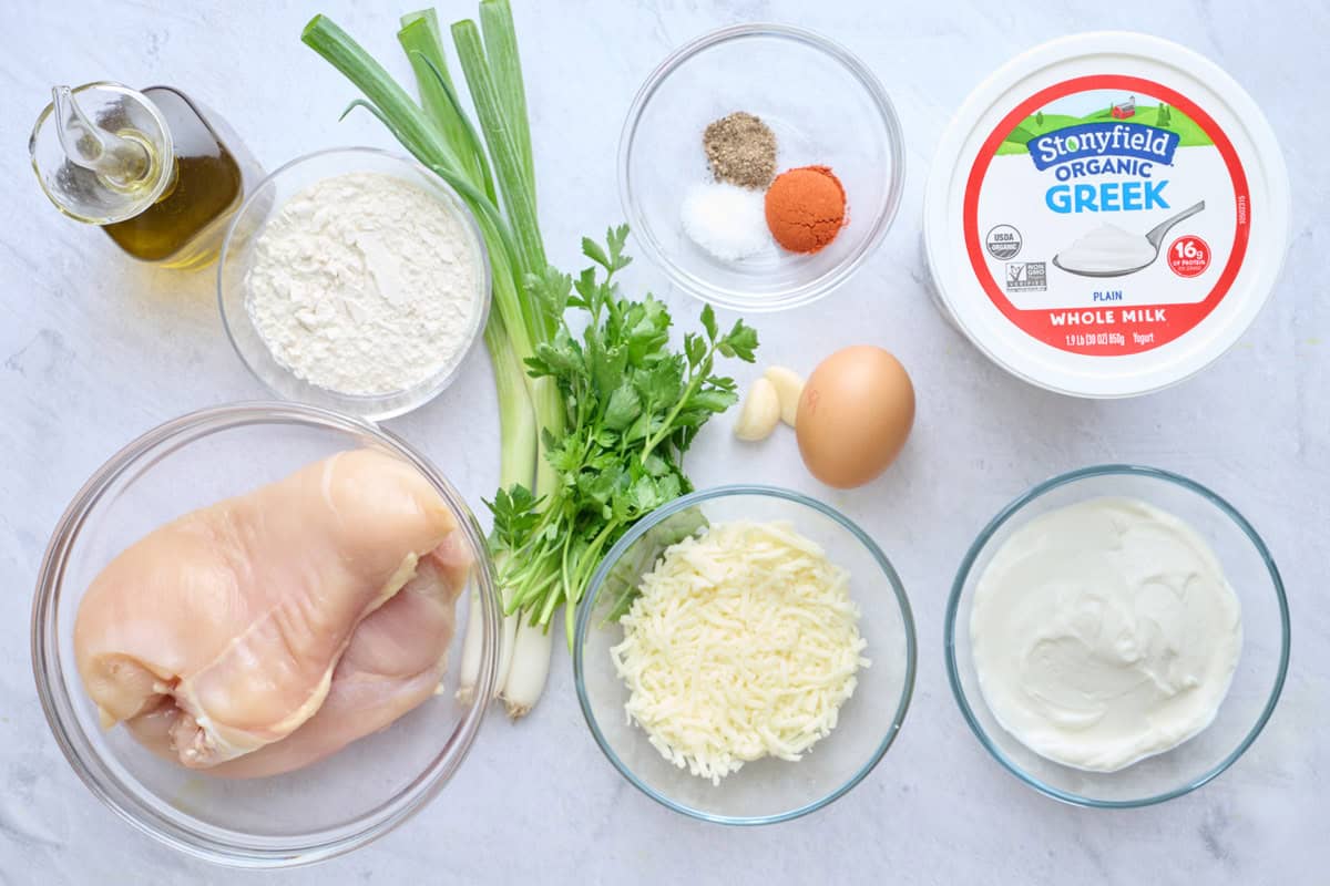 Ingredients before prepped.