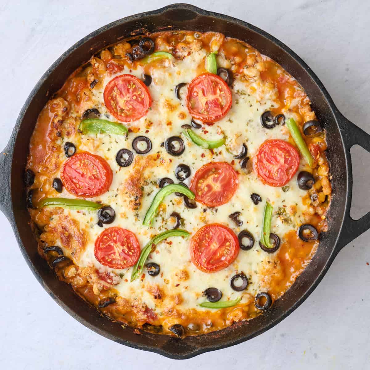 After baking until sauce is bubbly and cheese is melted.