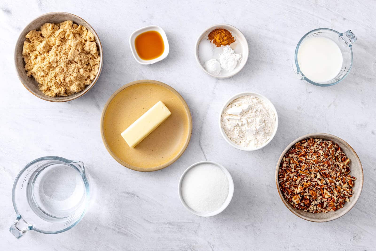 Ingredients before prepped.