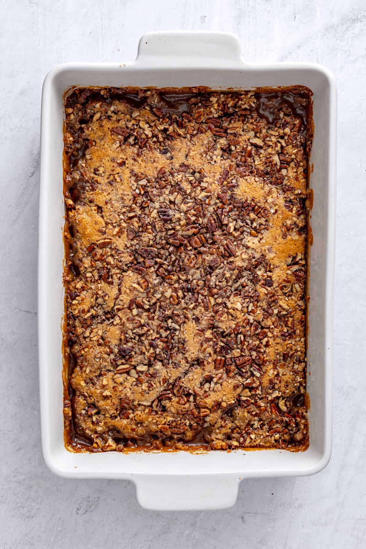 After baking.