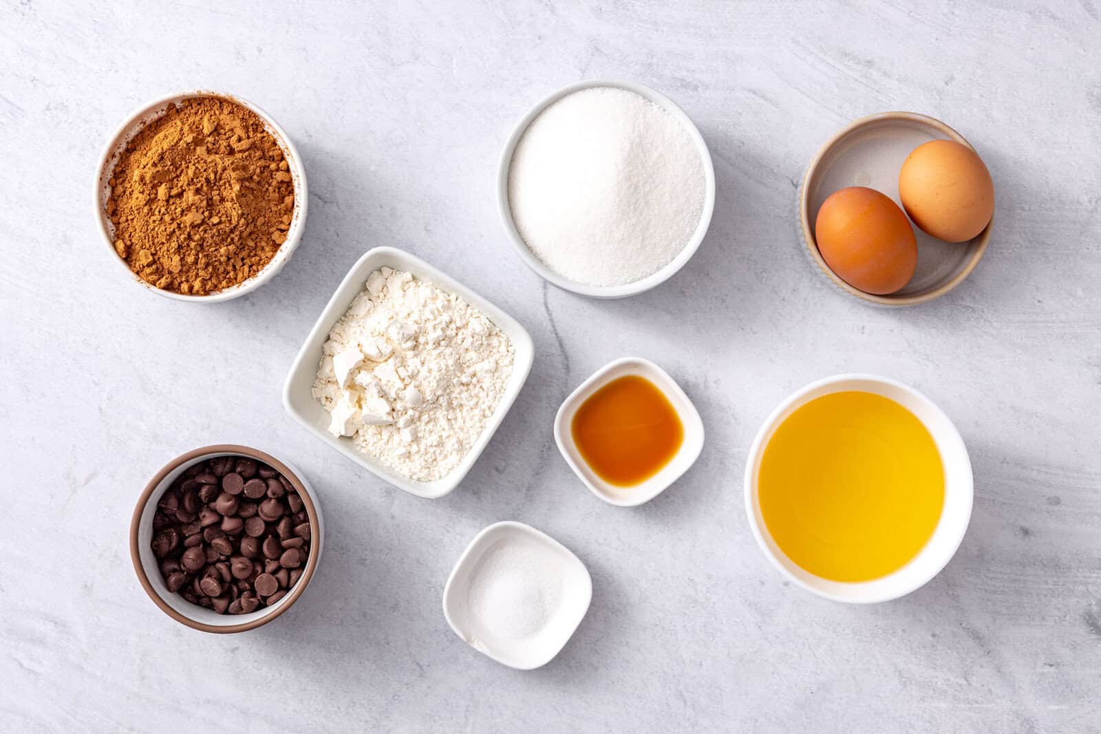 Ingredients before prepped.